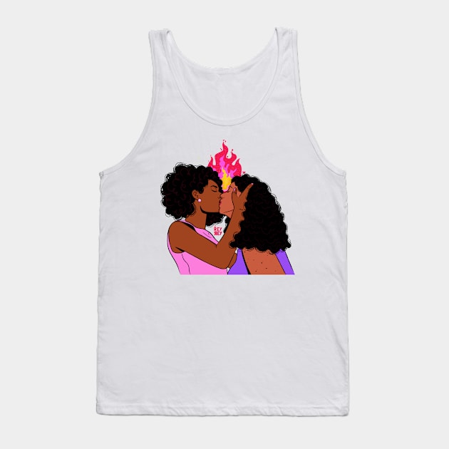 Kiss me Tank Top by Rey Rey